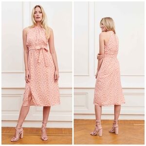 Lofty Manner high neck floral midi dress M
